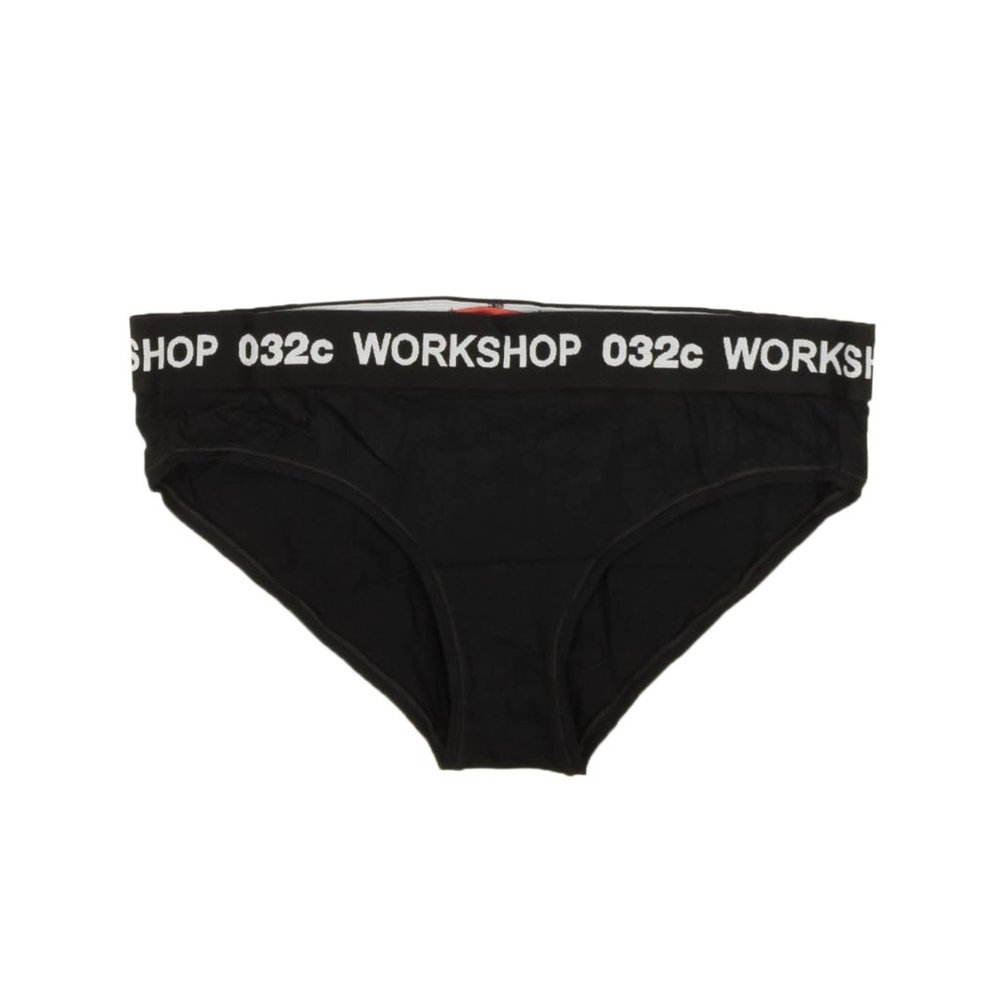 032C Black Classic Text Briefs Size L $35